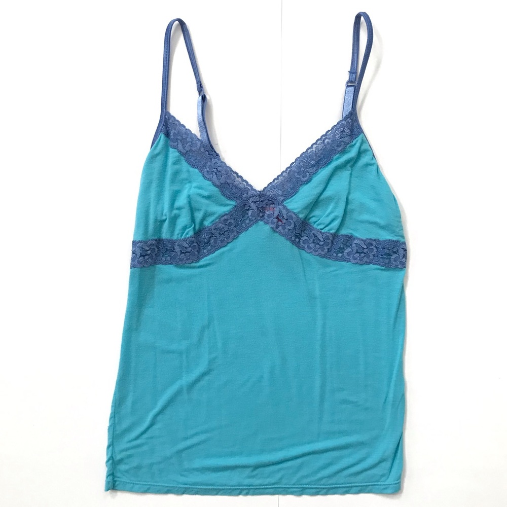 Pink by VS Tank Camisole w/Lace Detail